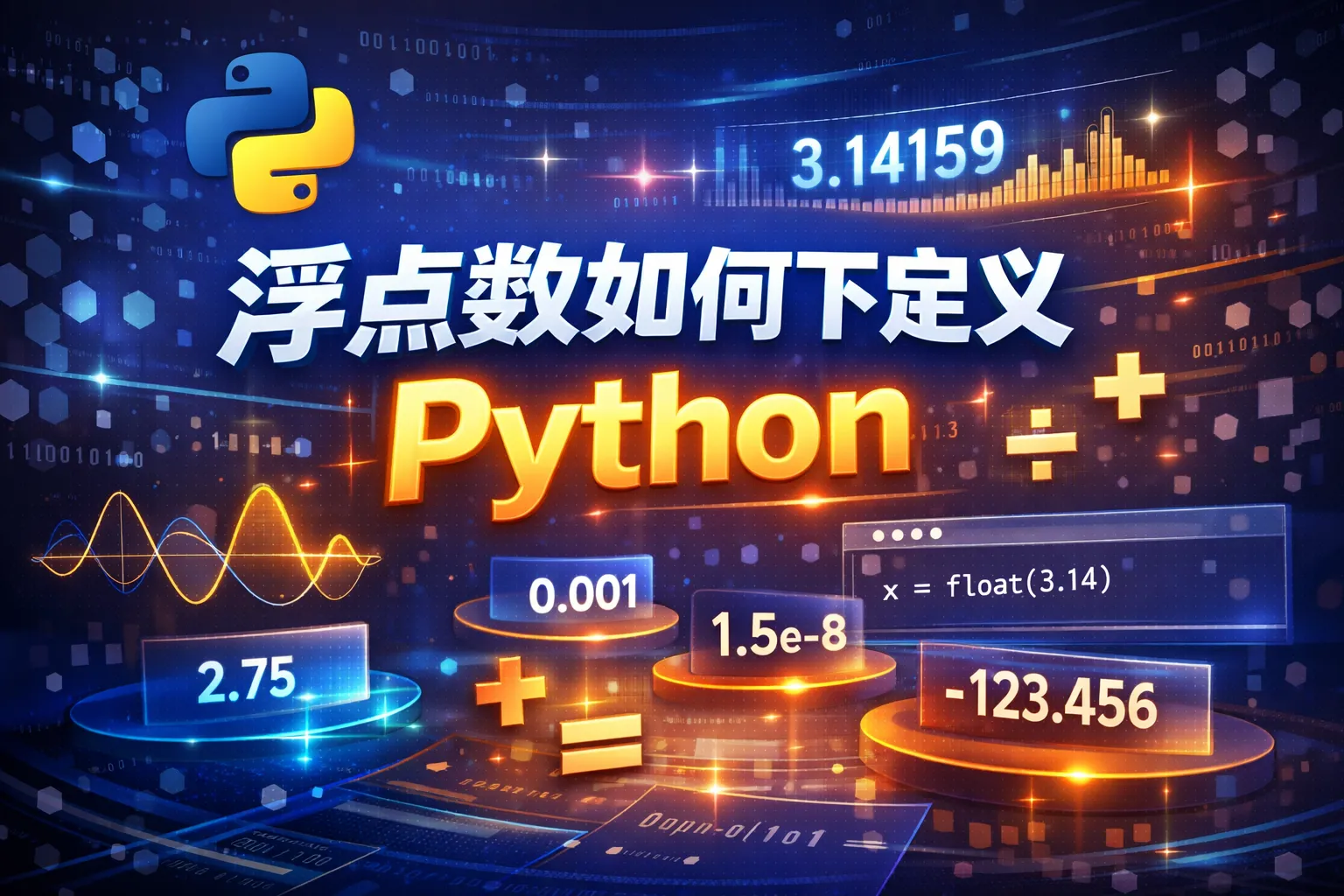 浮点数如何下定义python