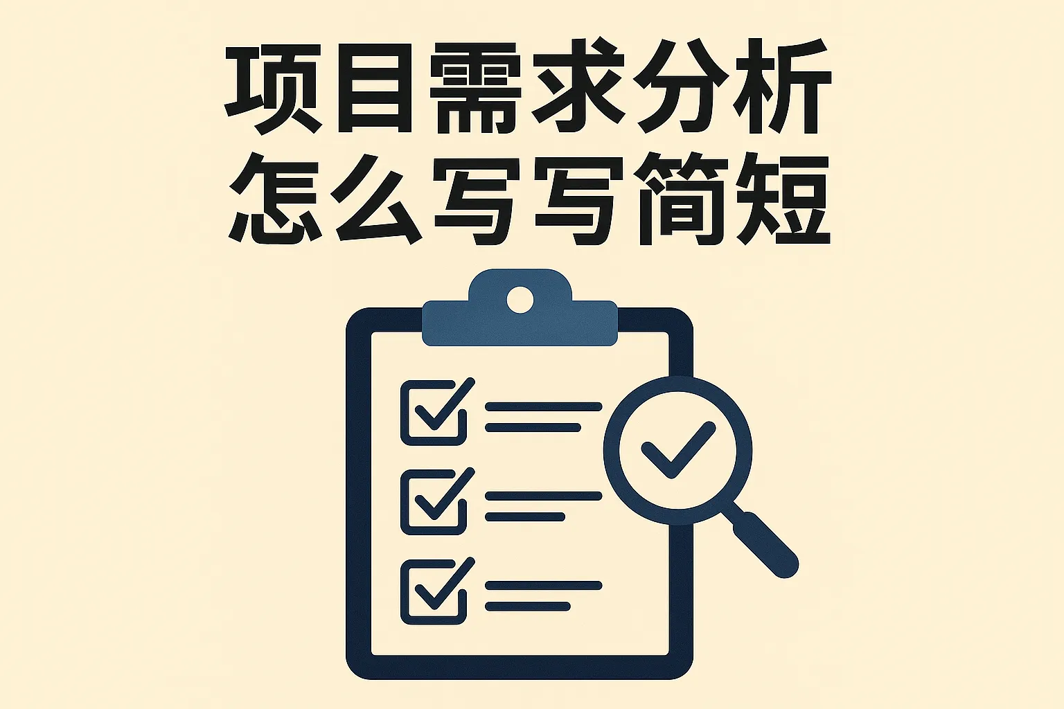 项目需求分析怎么写简短