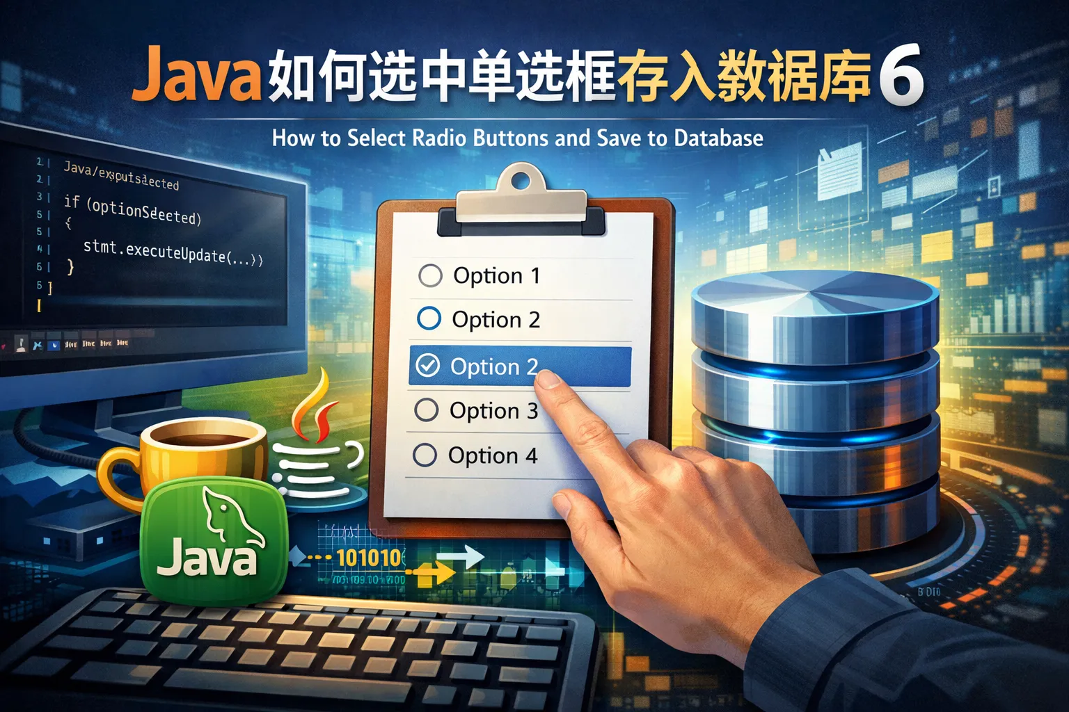 java如何选中单选框存入数据库6