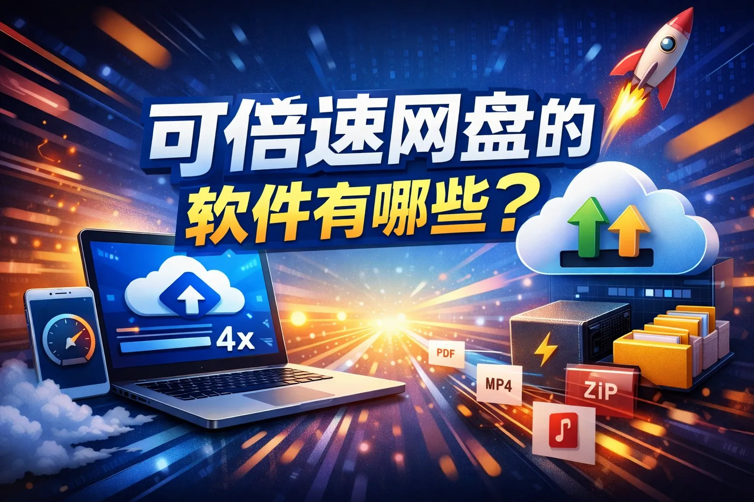 可倍速网盘的软件有哪些