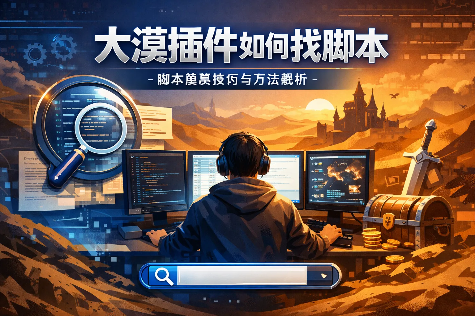 大漠插件如何找脚本