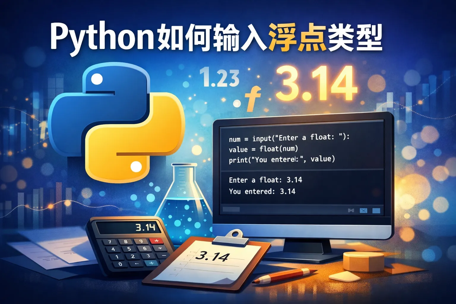 python如何输入浮点类型