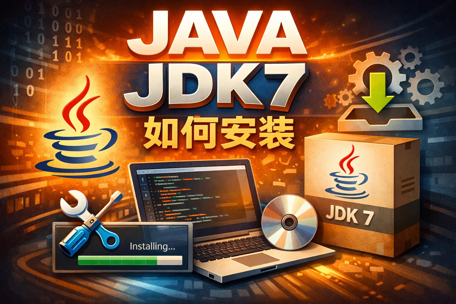 JAVA jdk7如何安装