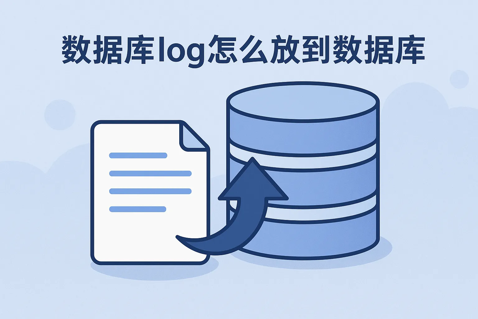 数据库log怎么放到数据库
