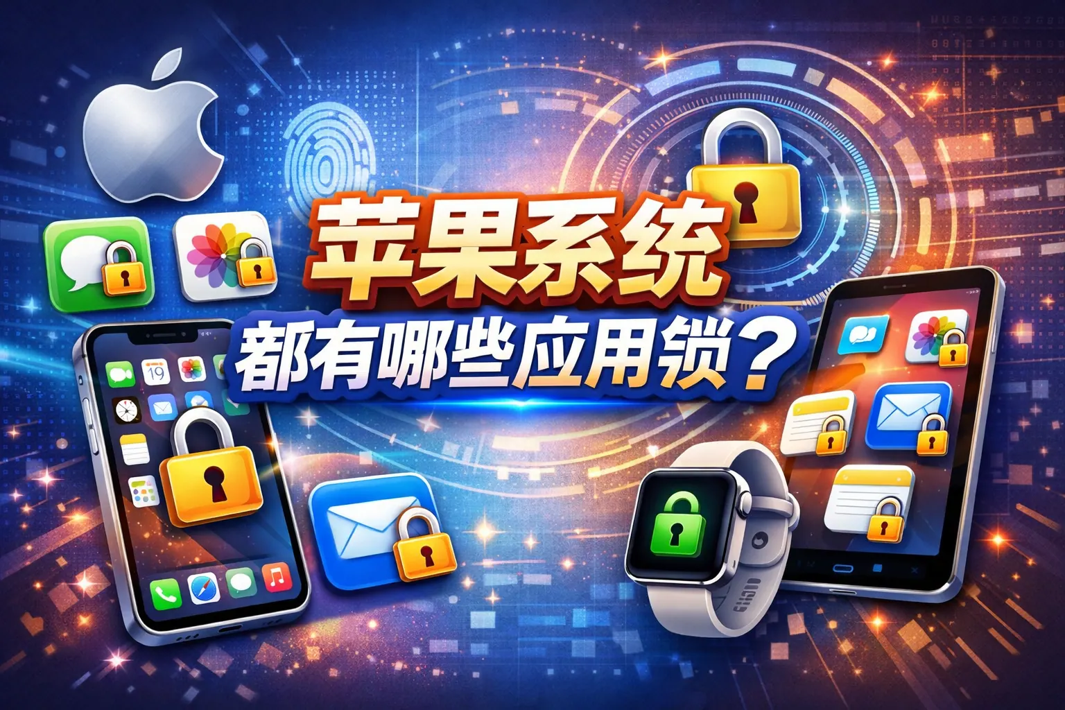 苹果系统都有哪些应用锁