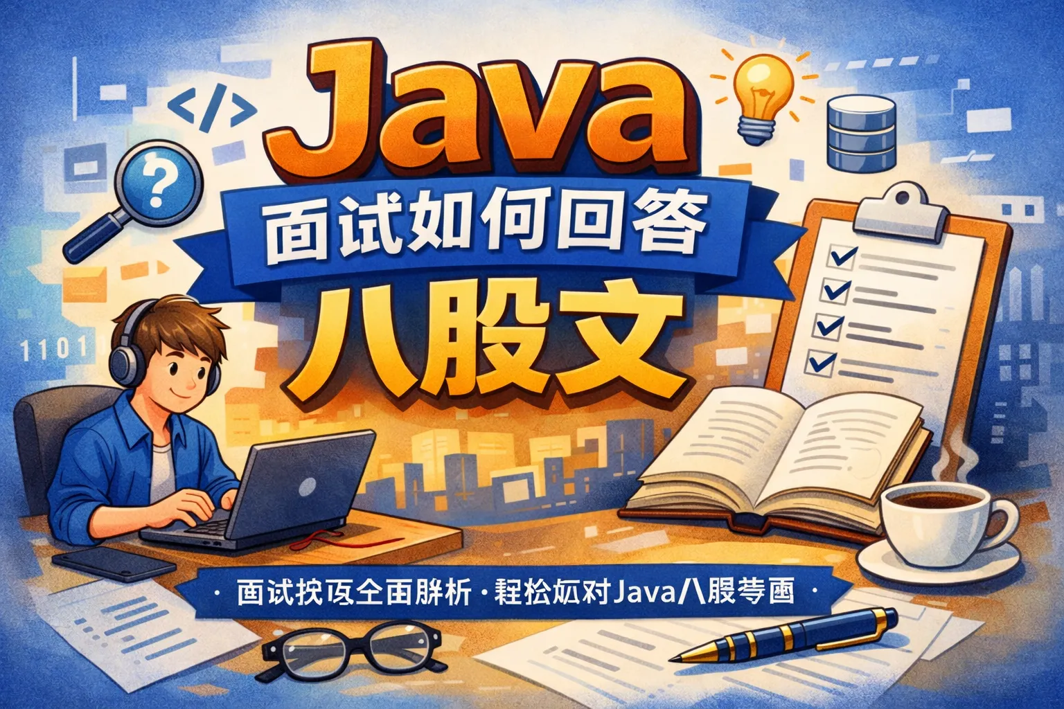 java面试如何回答八股文