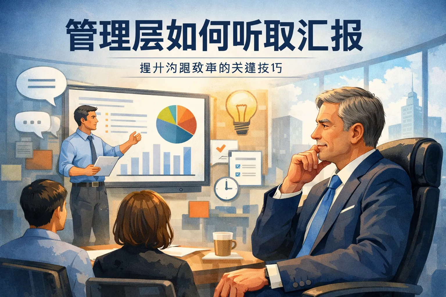 管理层如何听取汇报