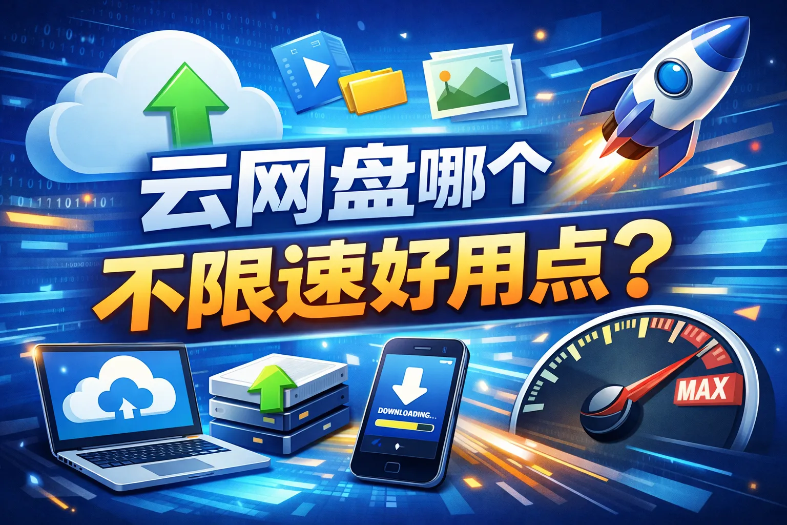 云网盘哪个不限速好用点
