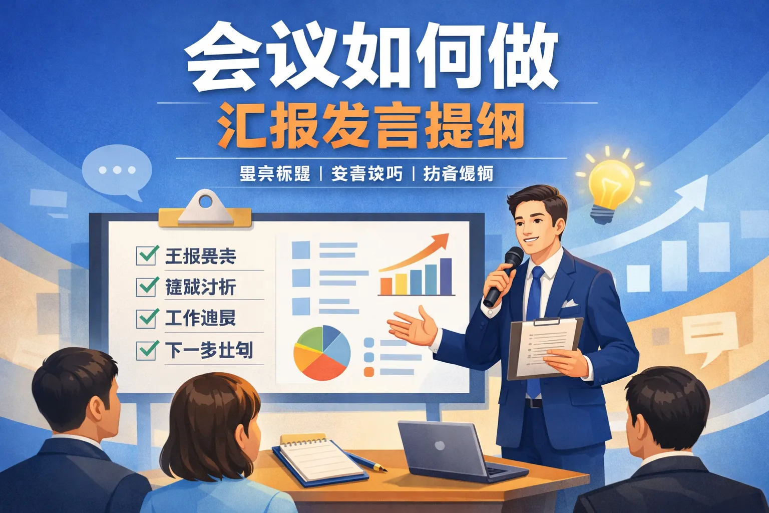 会议如何做汇报发言提纲