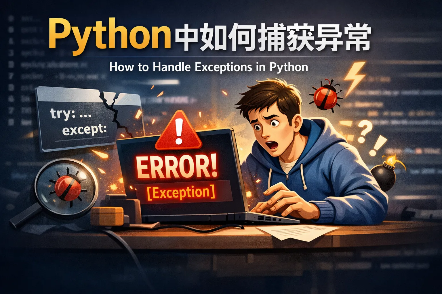 python中如何捕获异常