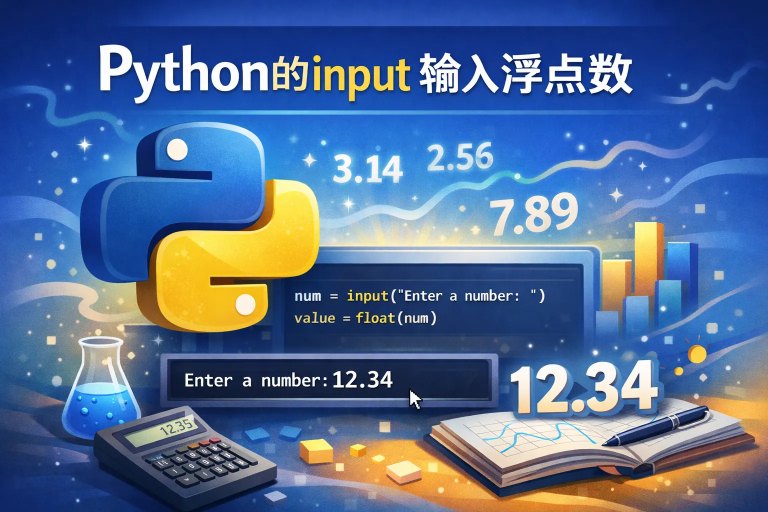 python的input输入浮点数
