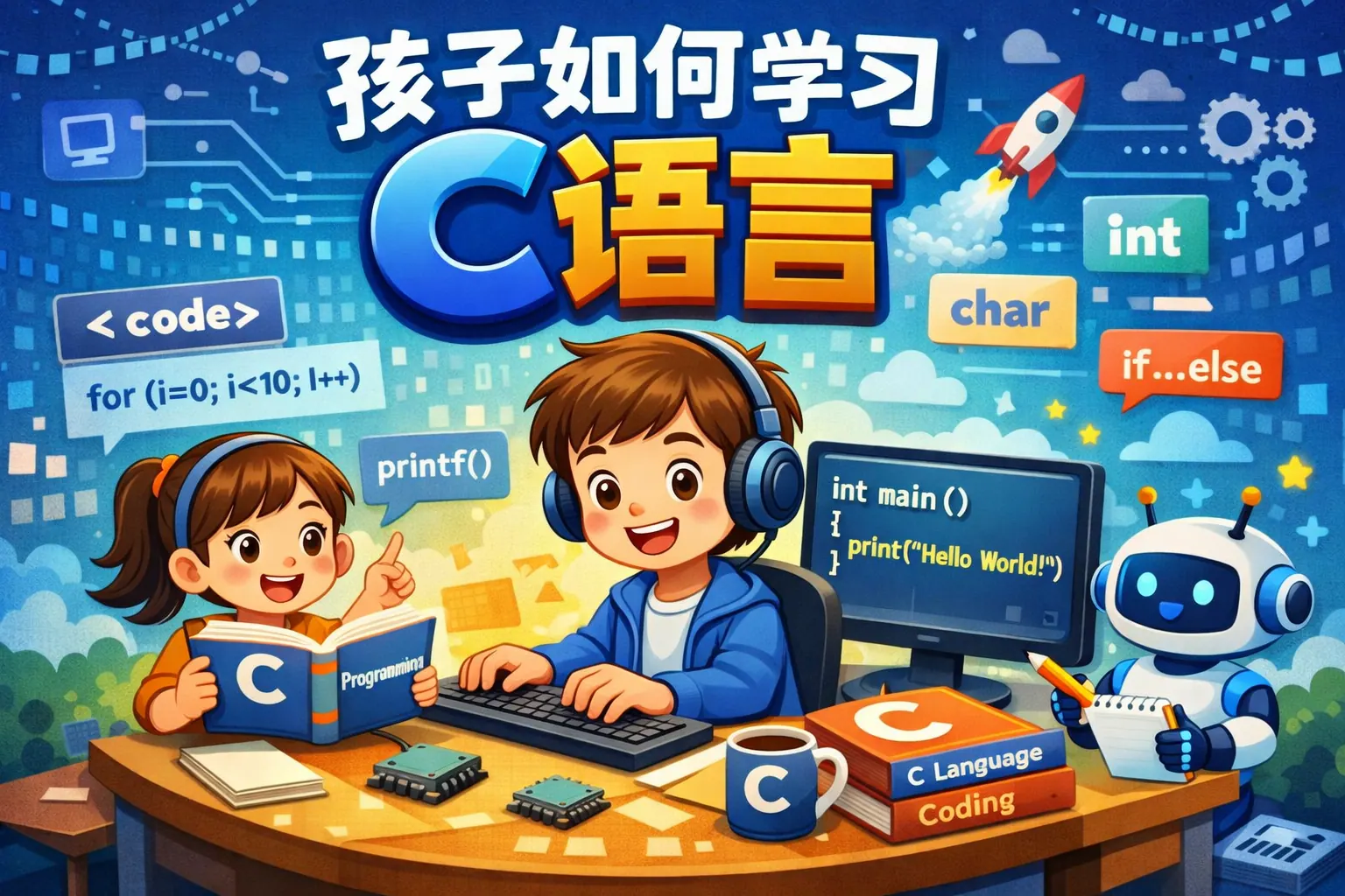 孩子如何学习c语言