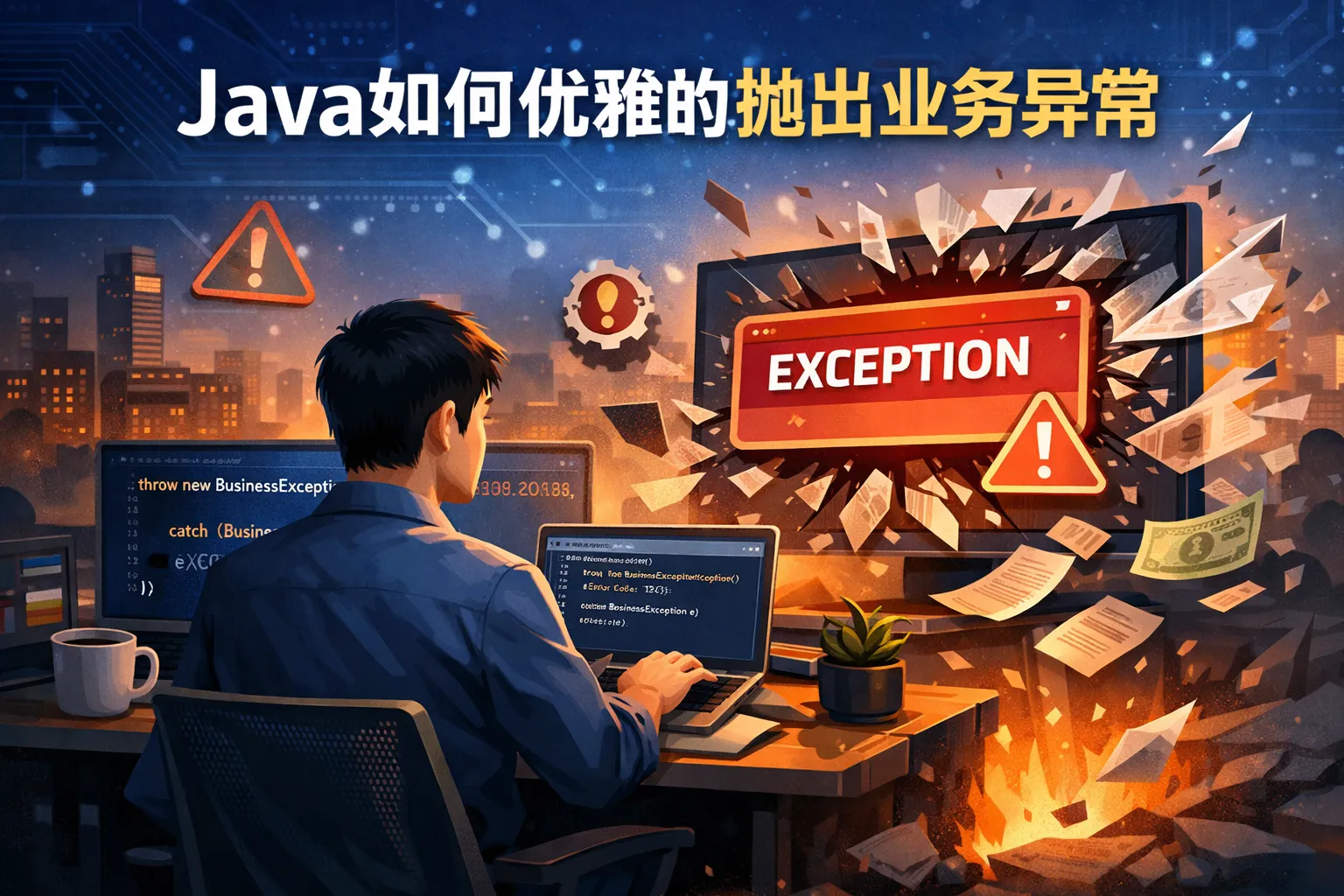 java如何优雅的抛出业务异常