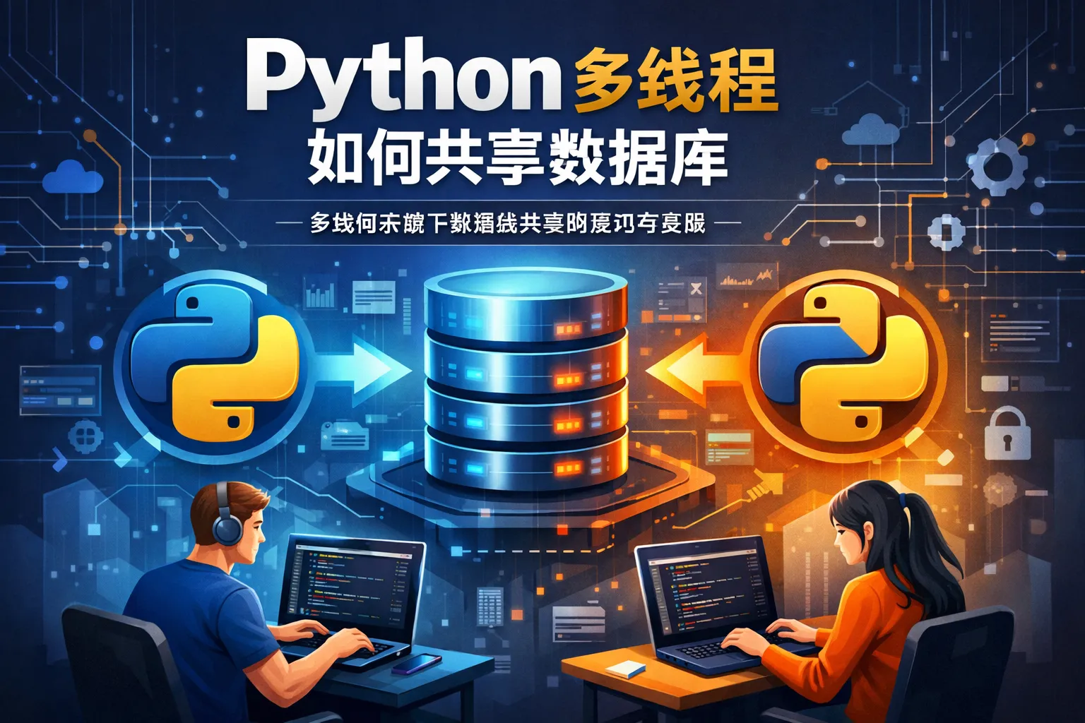 python多线程如何共享数据库