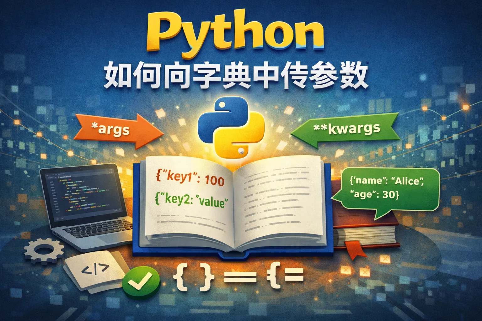 python如何向字典中传参数