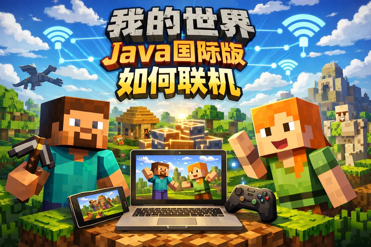我的世界java国际版如何联机