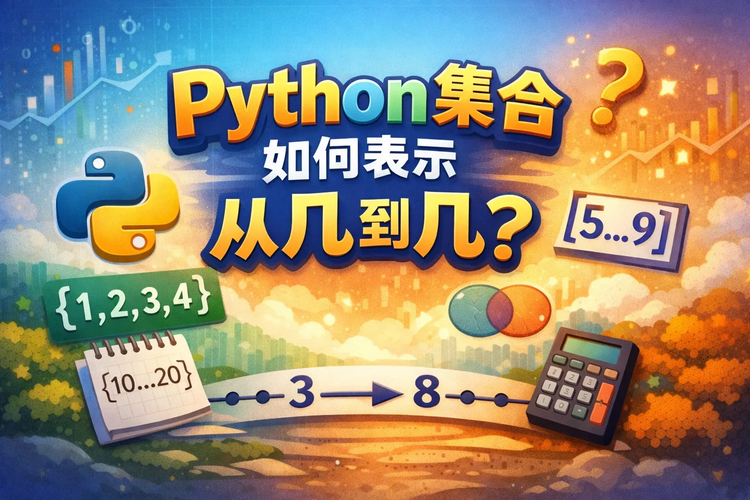 python集合如何表示从几到几
