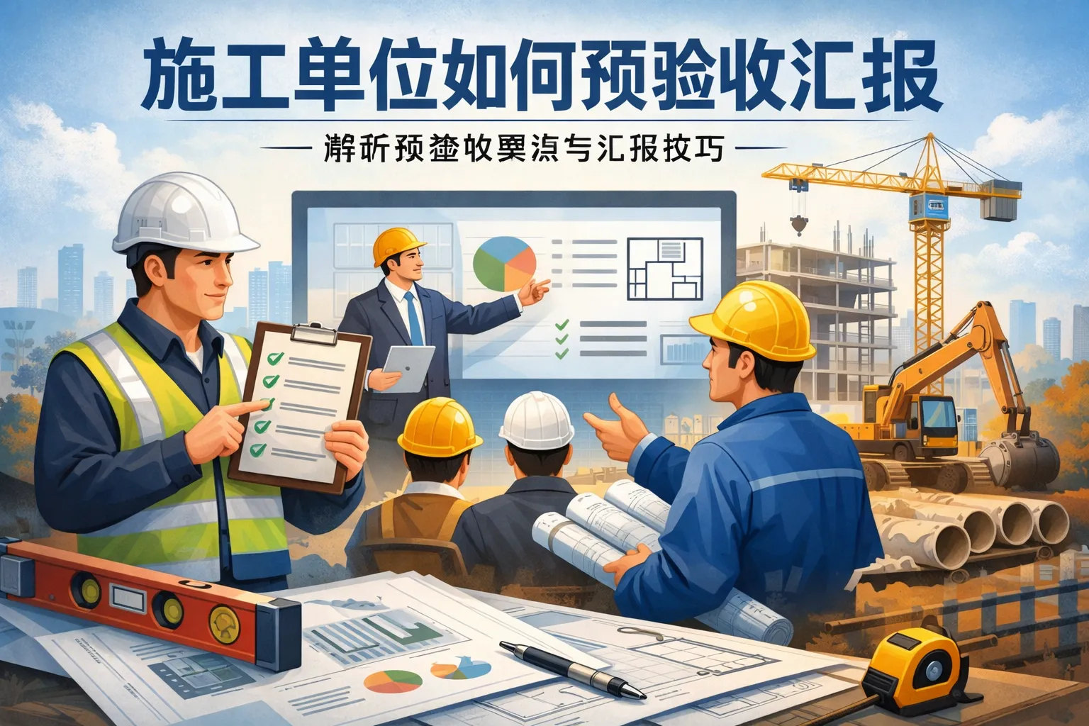 施工单位如何预验收汇报