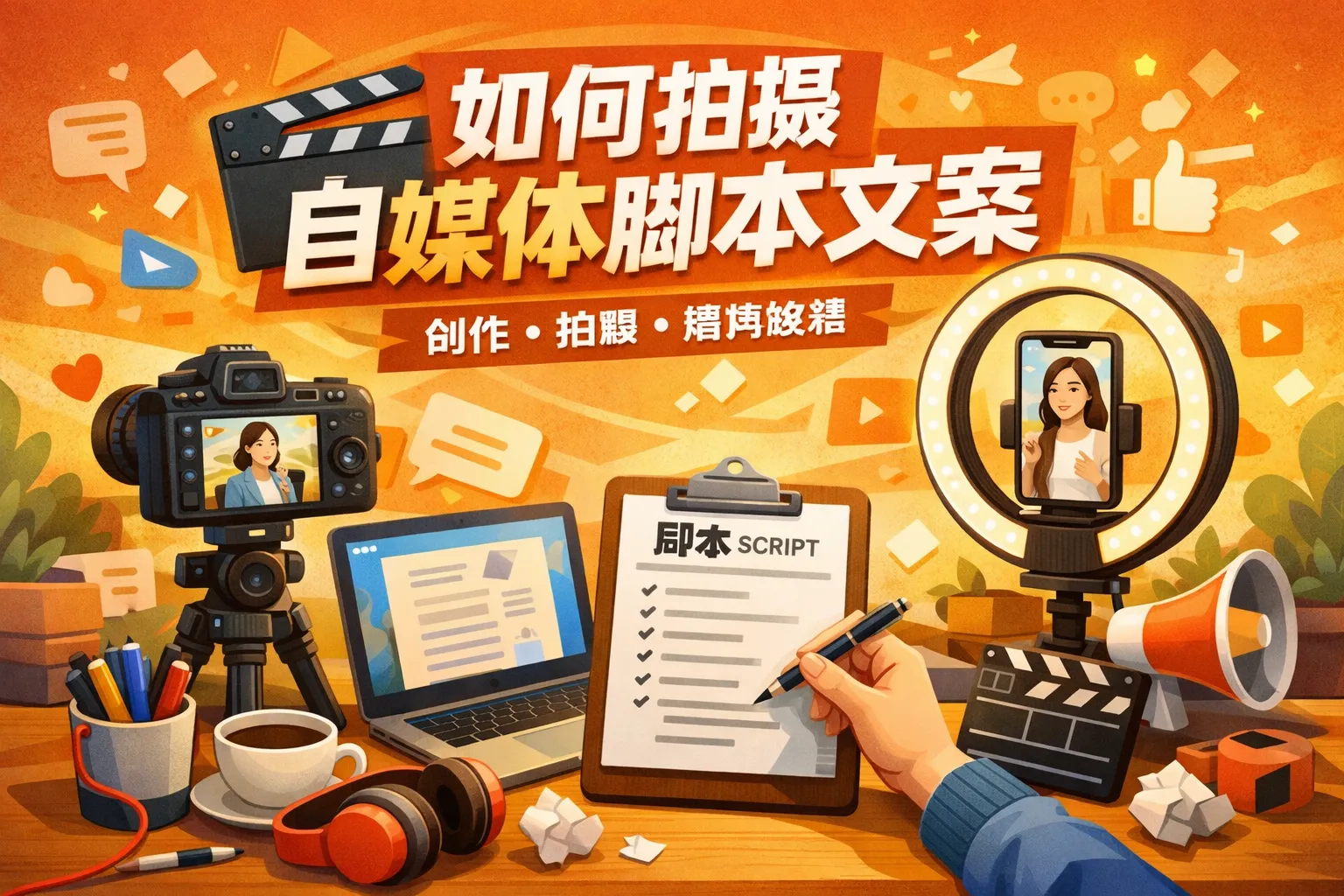 如何拍摄自媒体脚本文案