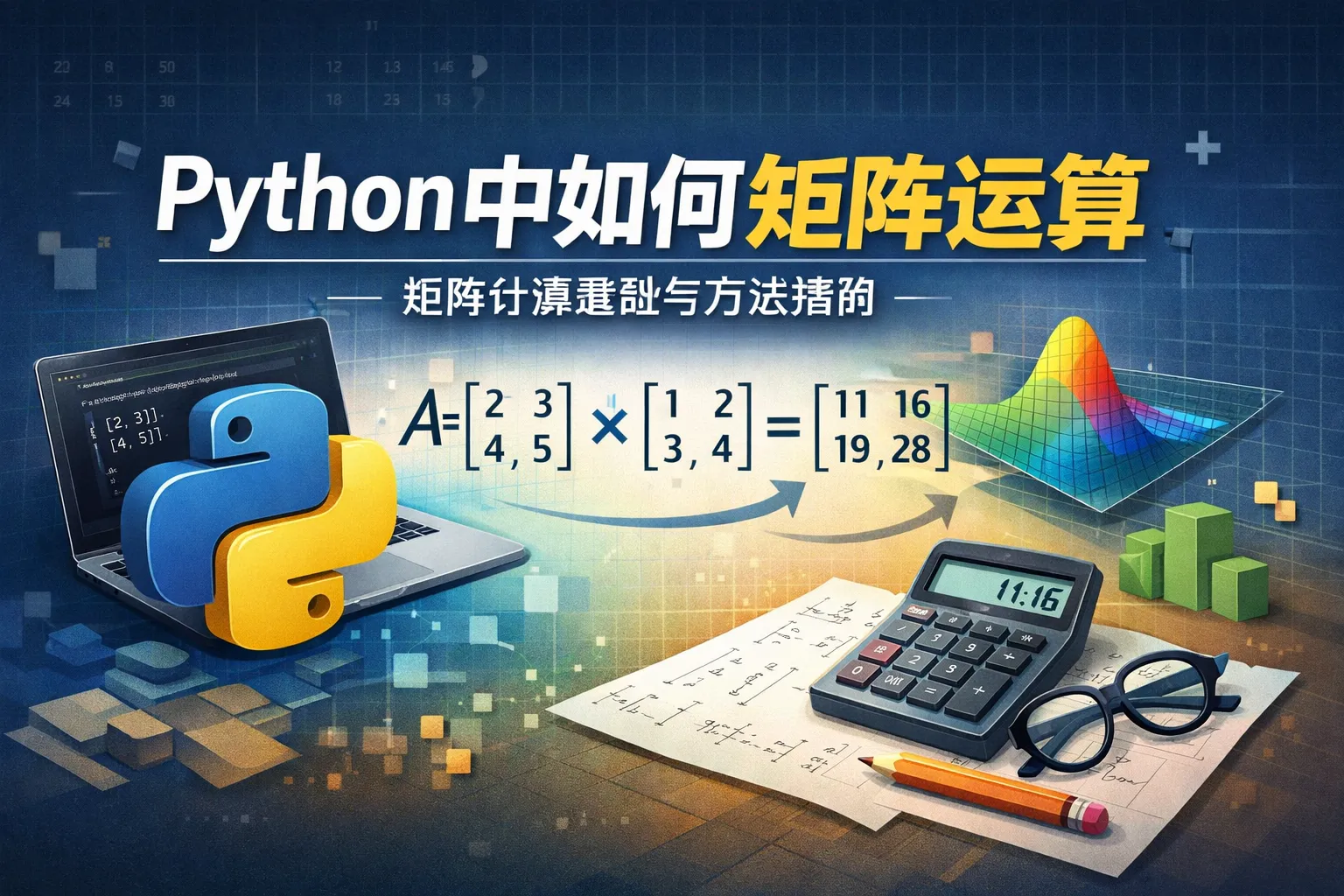 python中如何矩阵运算
