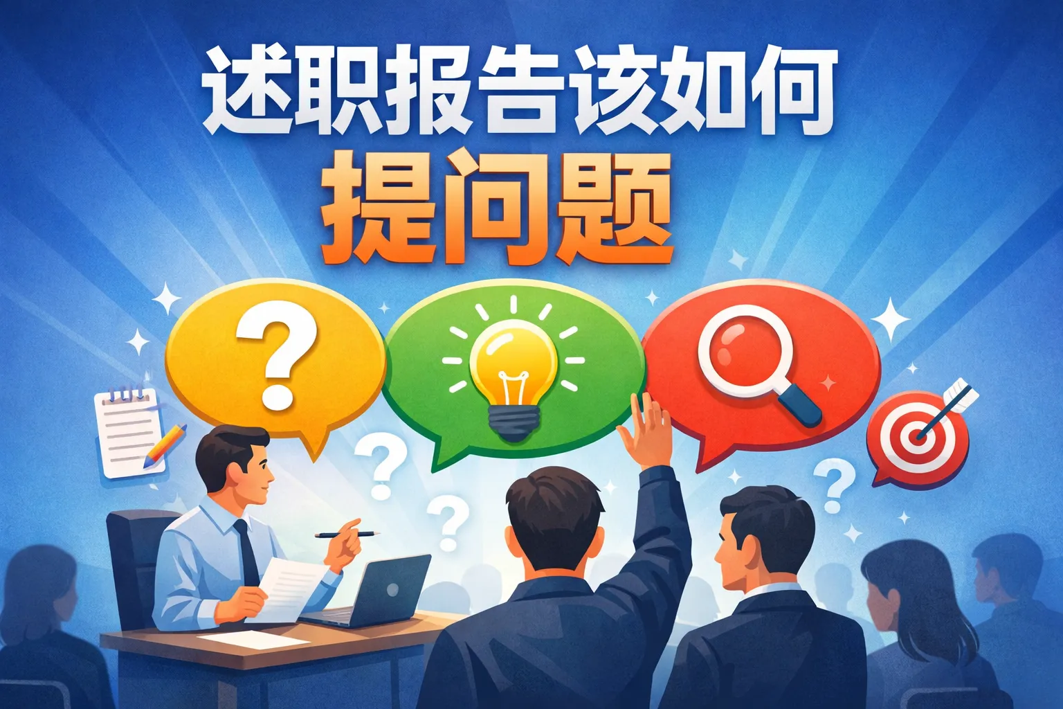 述职报告该如何提问题