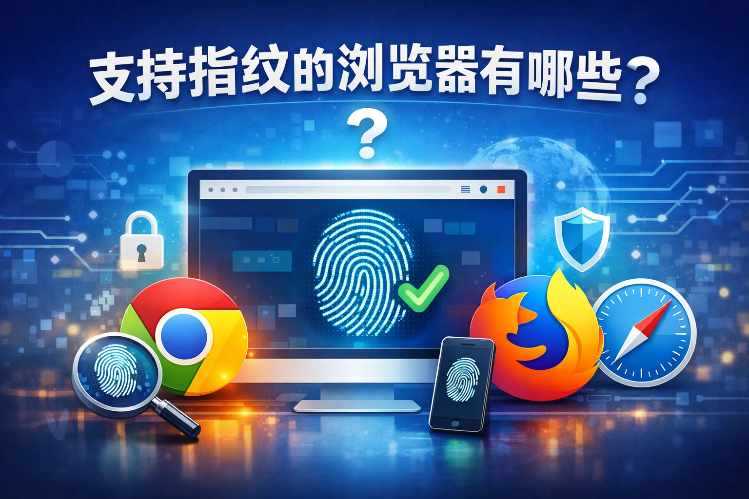 支持指纹的浏览器有哪些