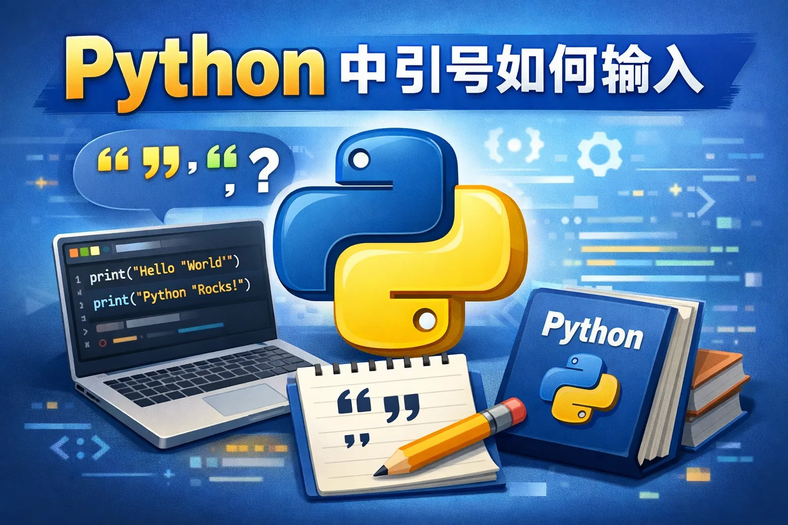 python中引号如何输入