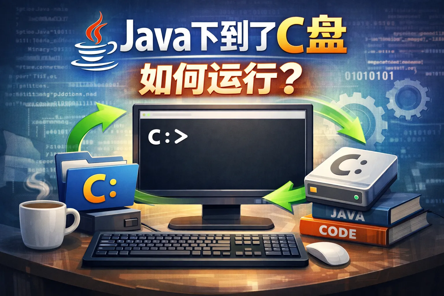 java下到了c盘如何运行
