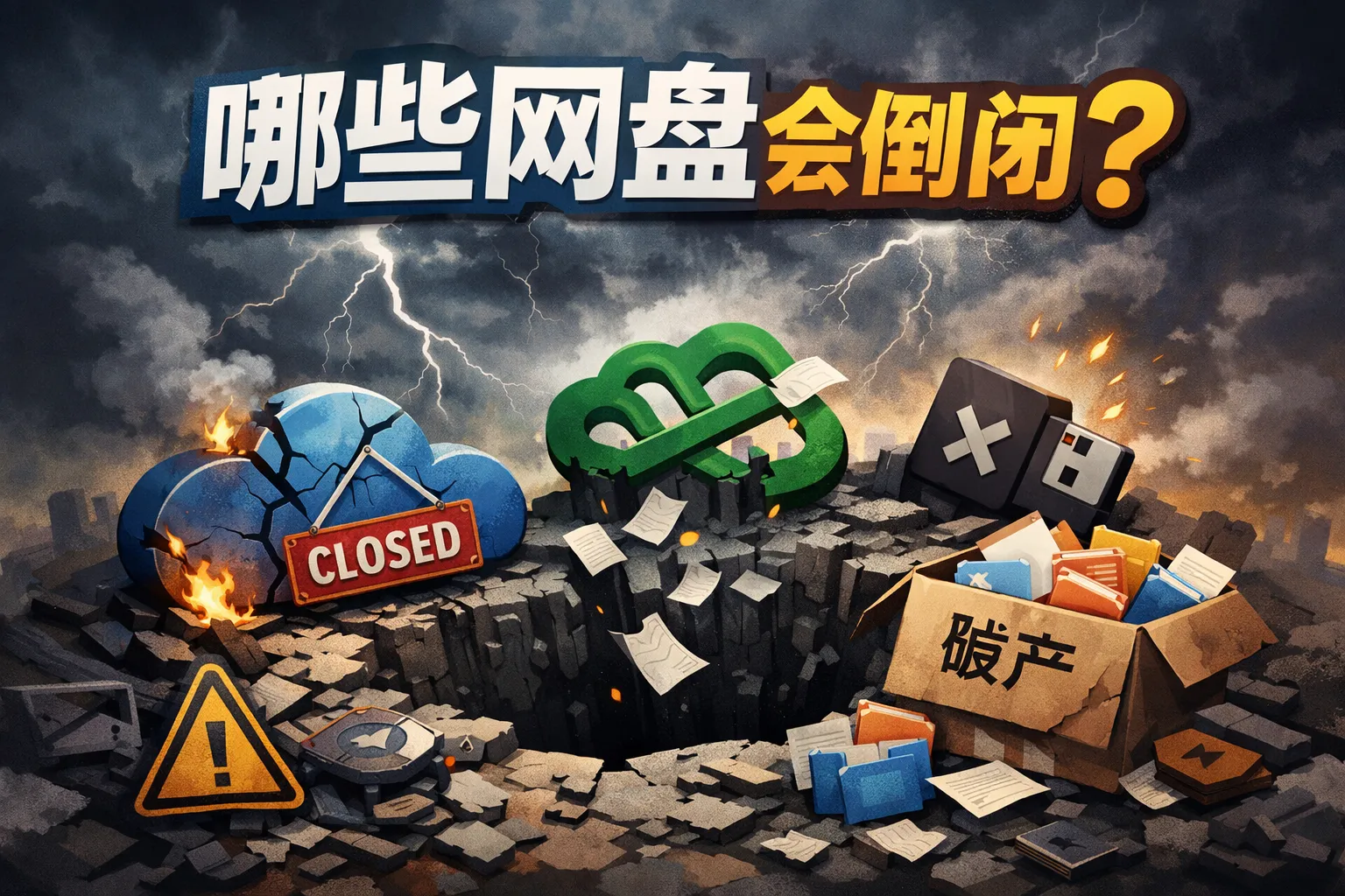 哪些网盘会倒闭的