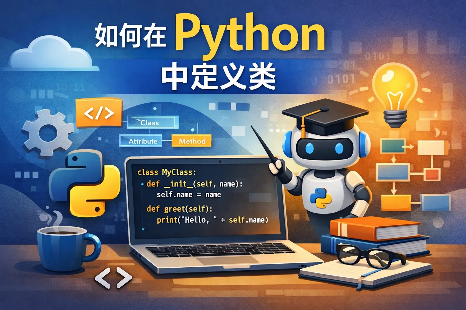 如何在python中定义类