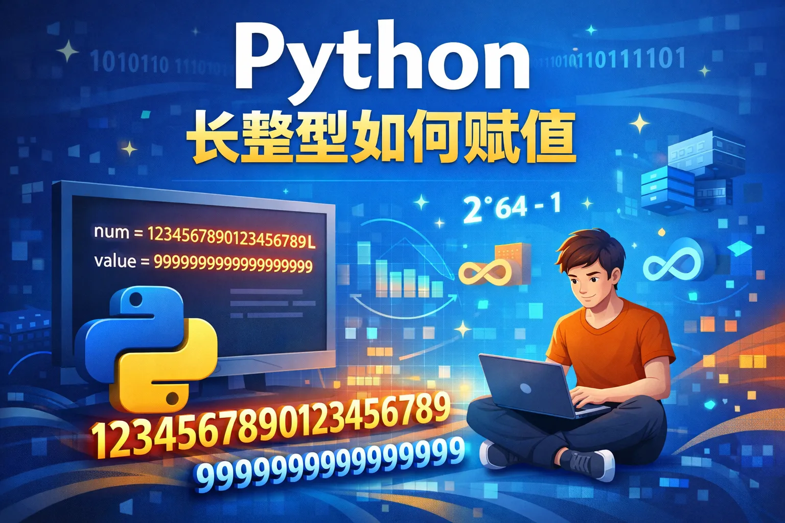 python长整型如何赋值