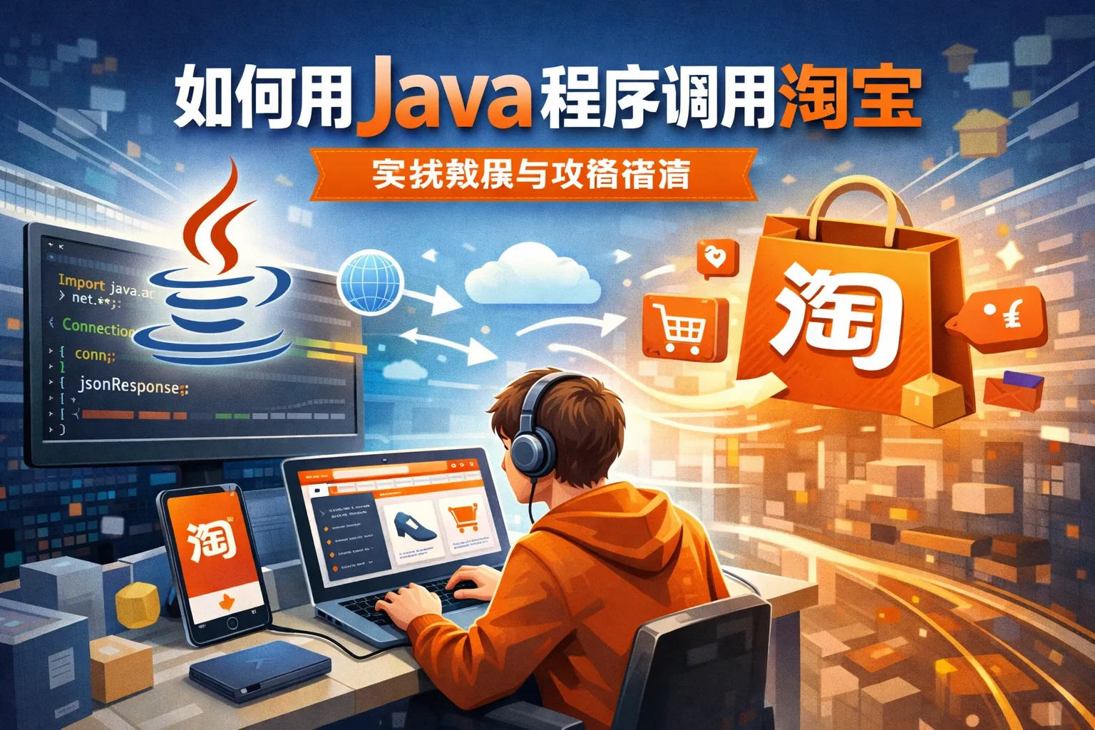 如何用java程序调用淘宝