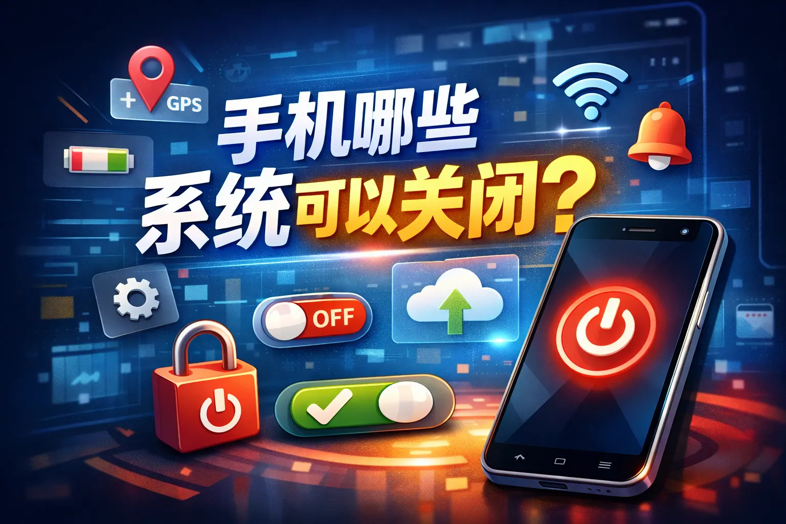 手机哪些系统可以关闭