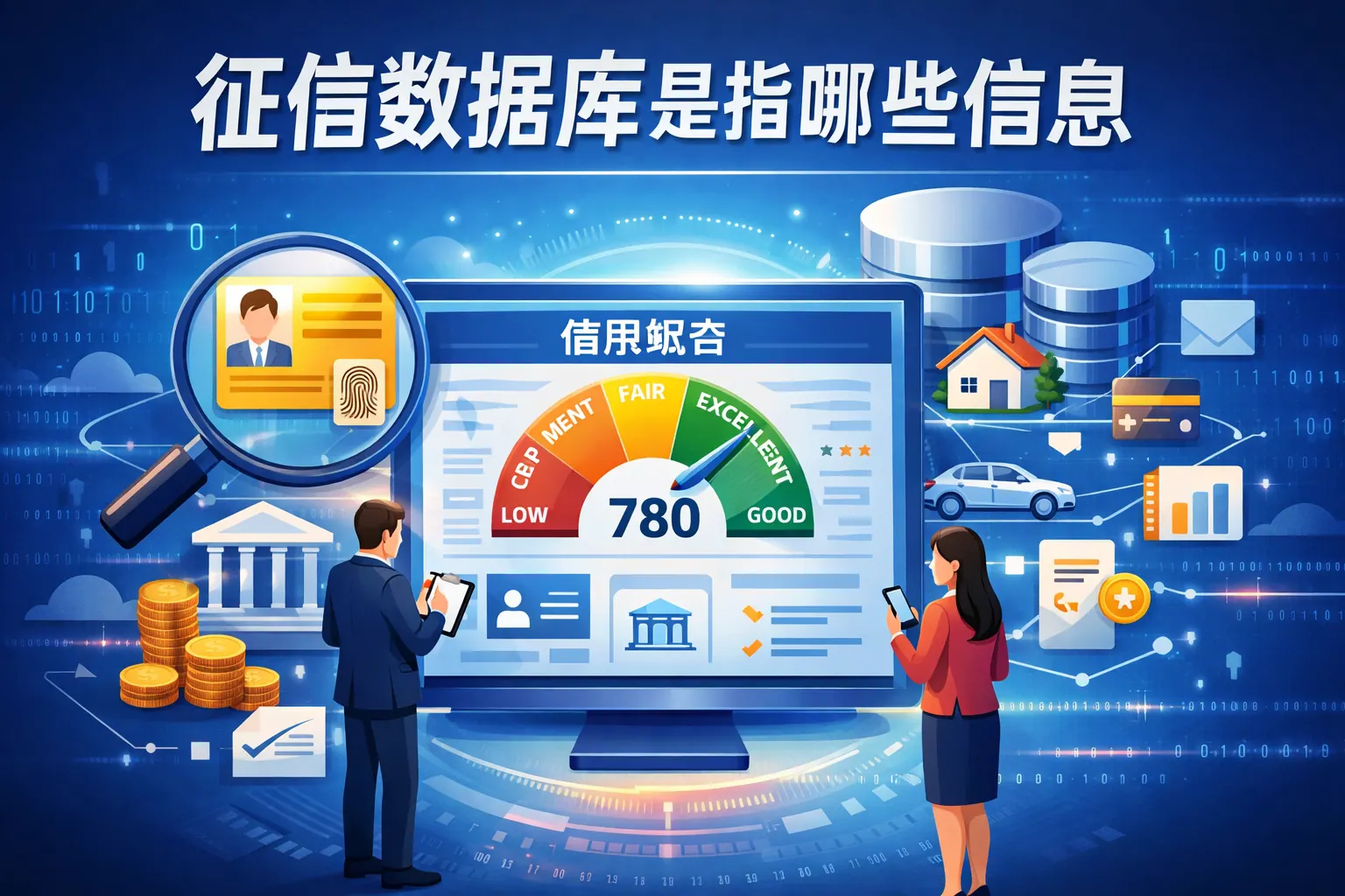 征信数据库是指哪些信息