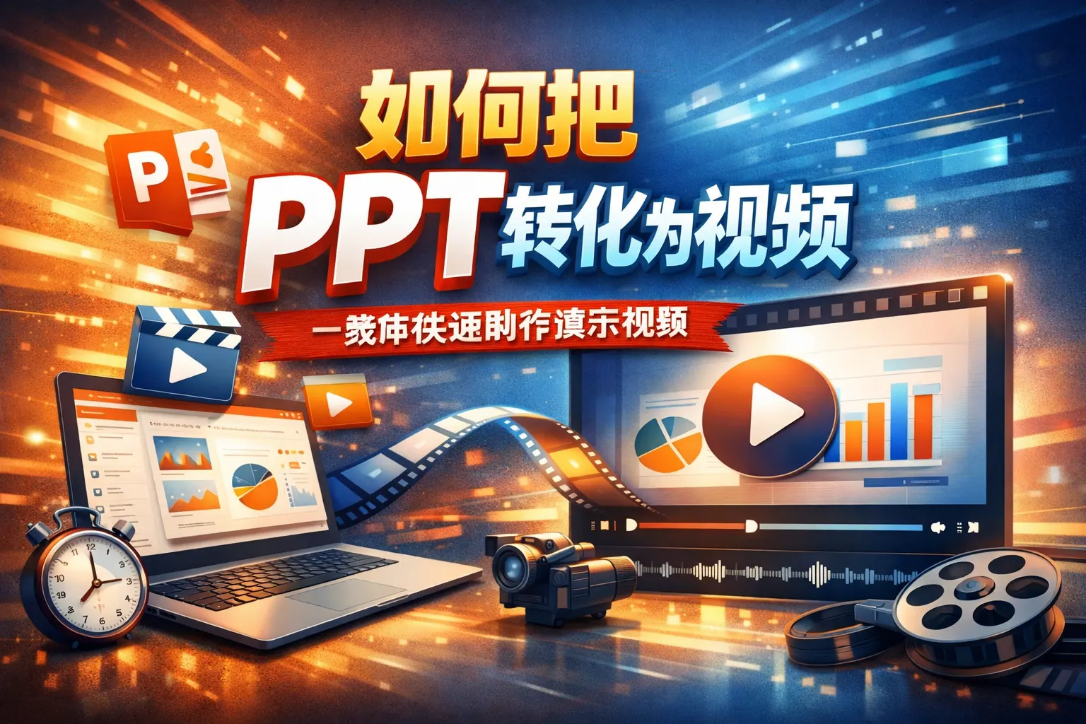 如何把ppt转化为视频