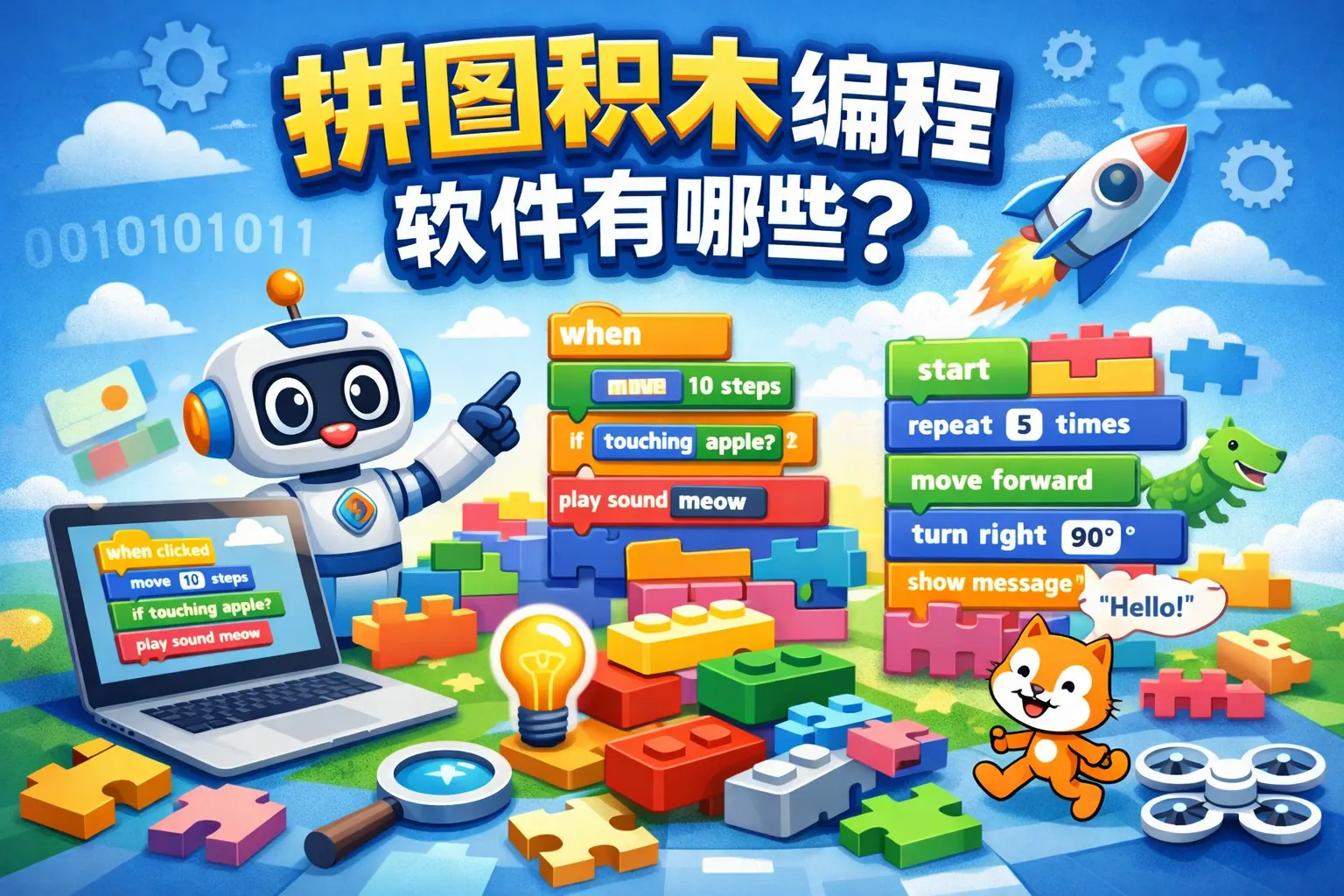 拼图积木编程软件有哪些