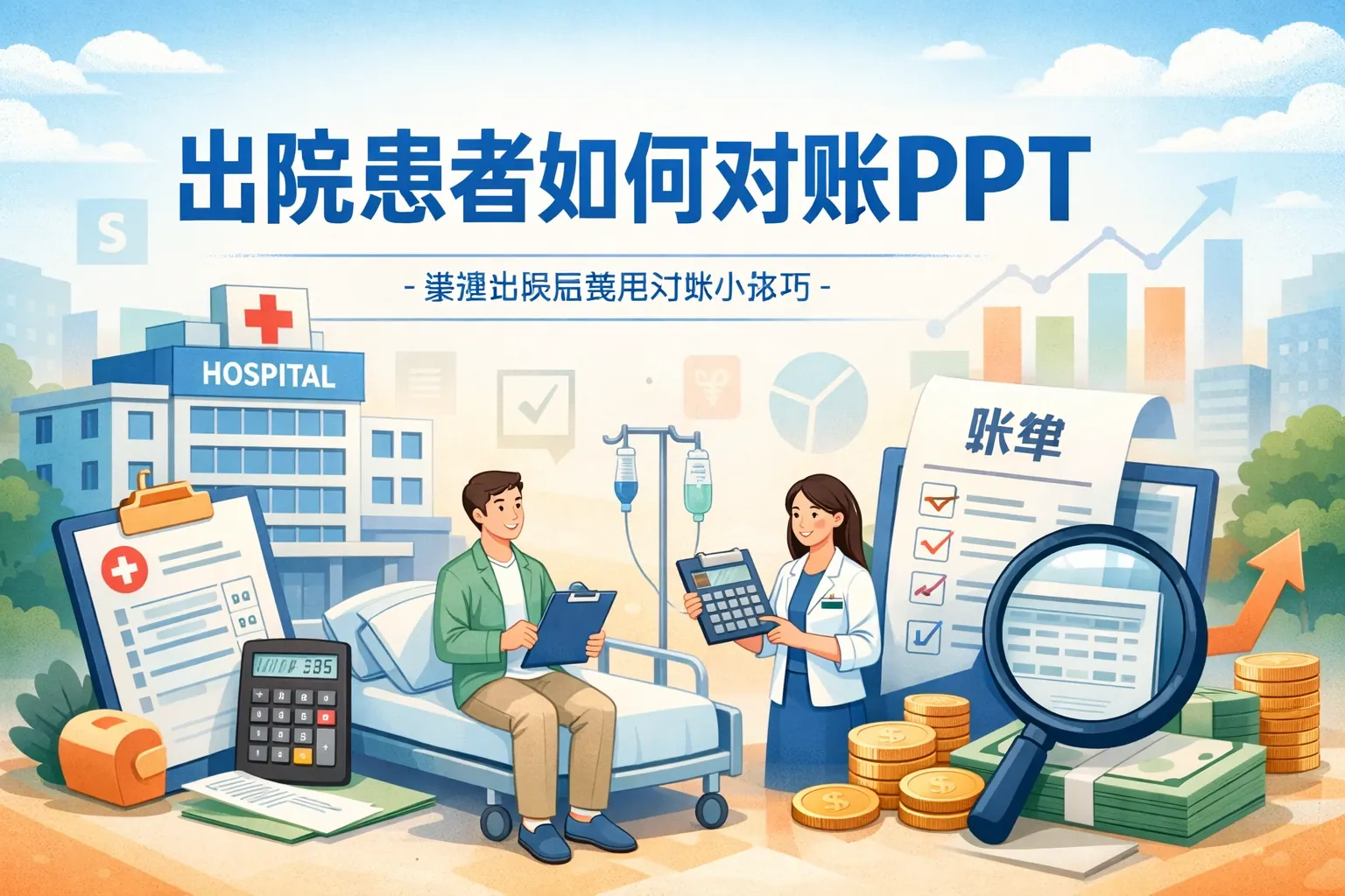 出院患者如何对账PPT