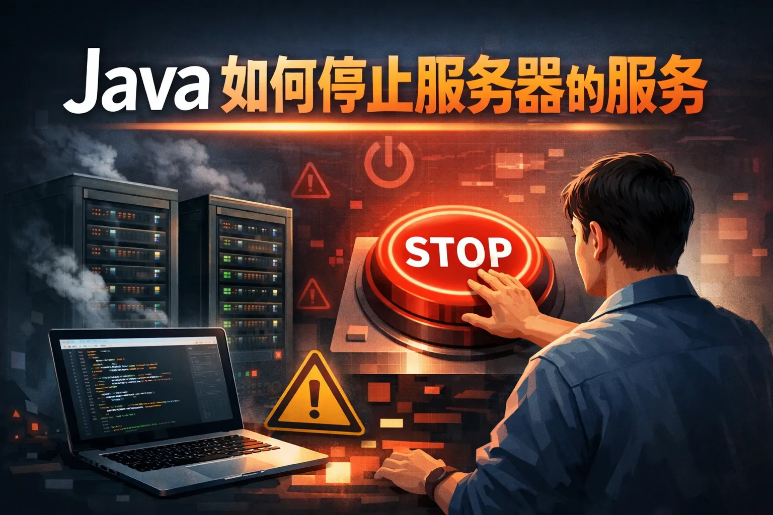 java如何停止服务器的服务