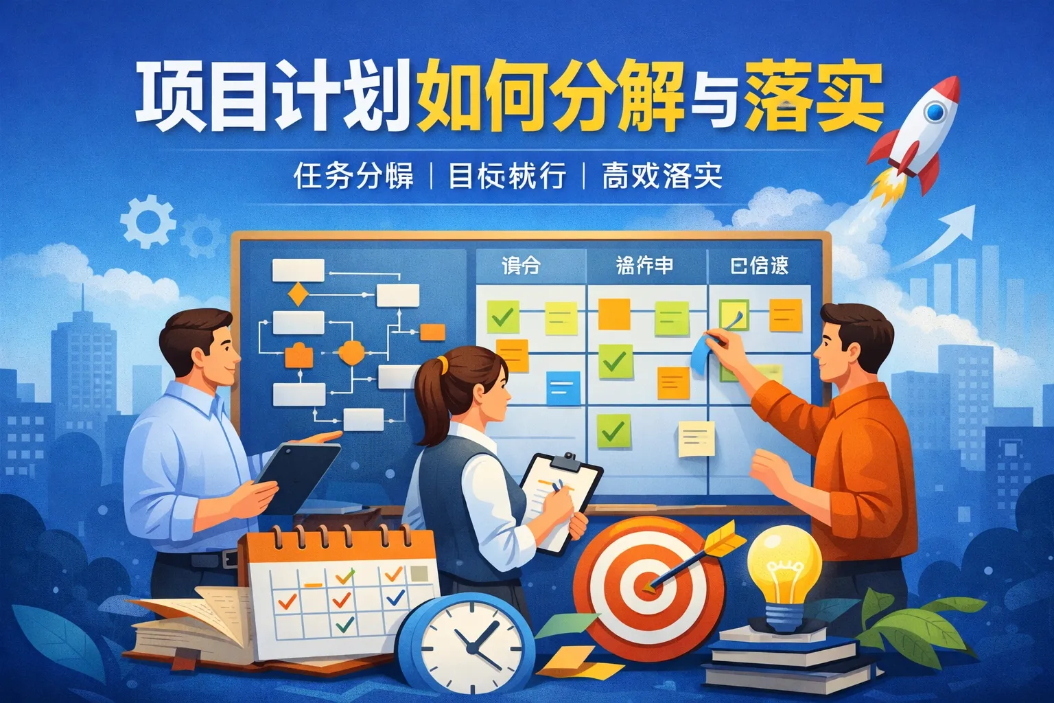 项目计划如何分解与落实