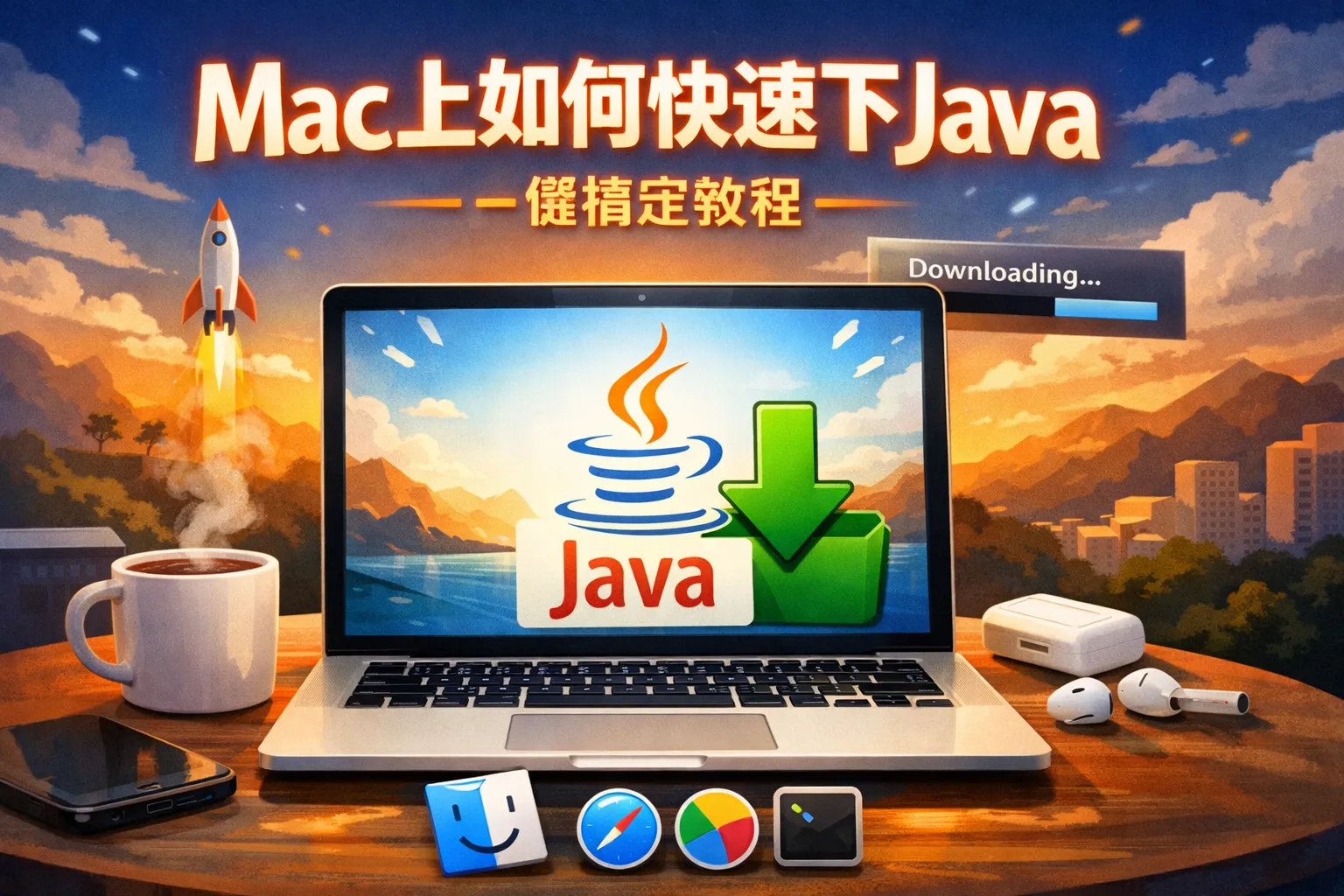 mac上如何快速下java