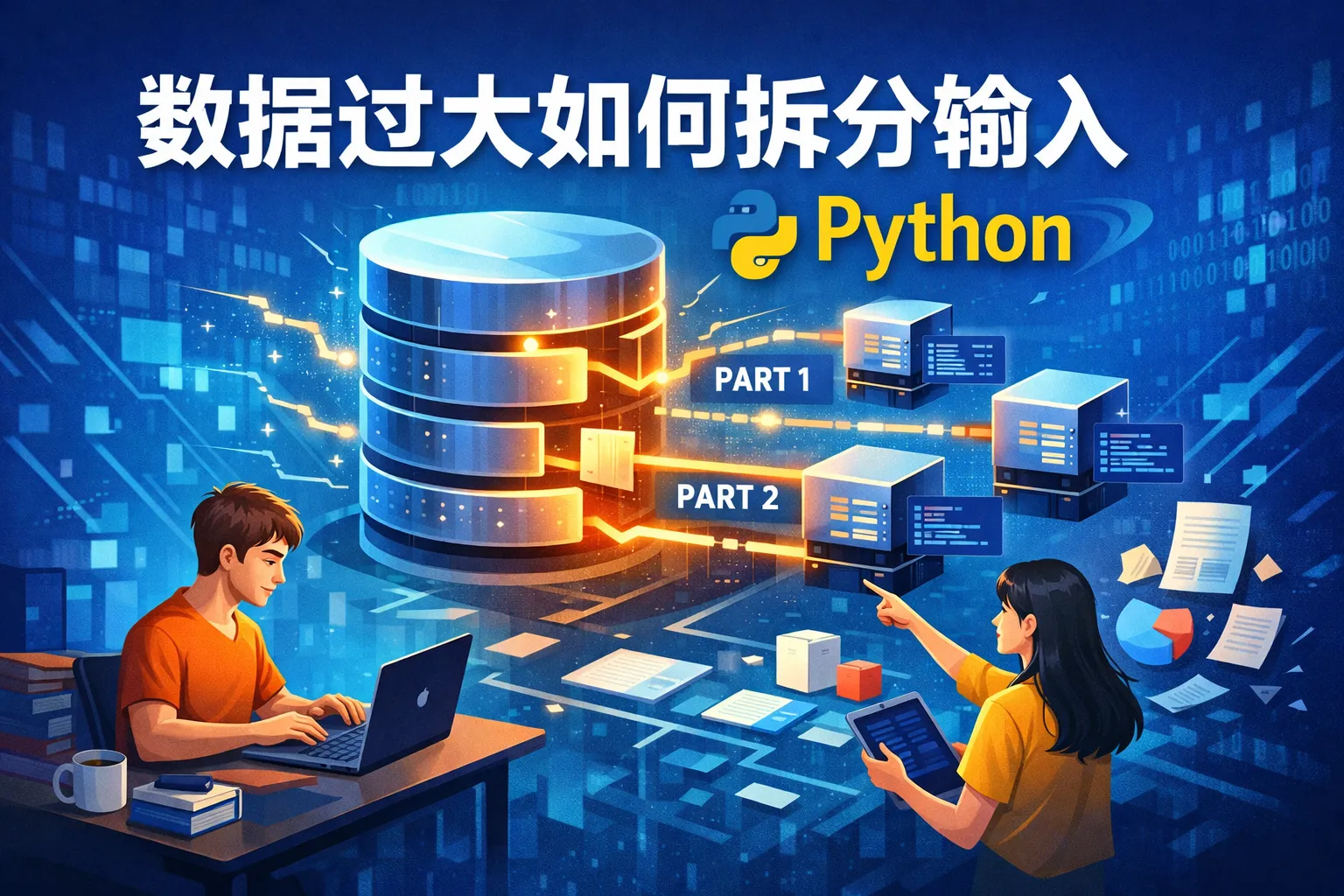 数据过大如何拆分输入python