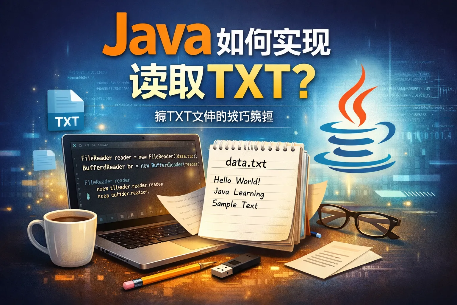 java如何实现读取txt
