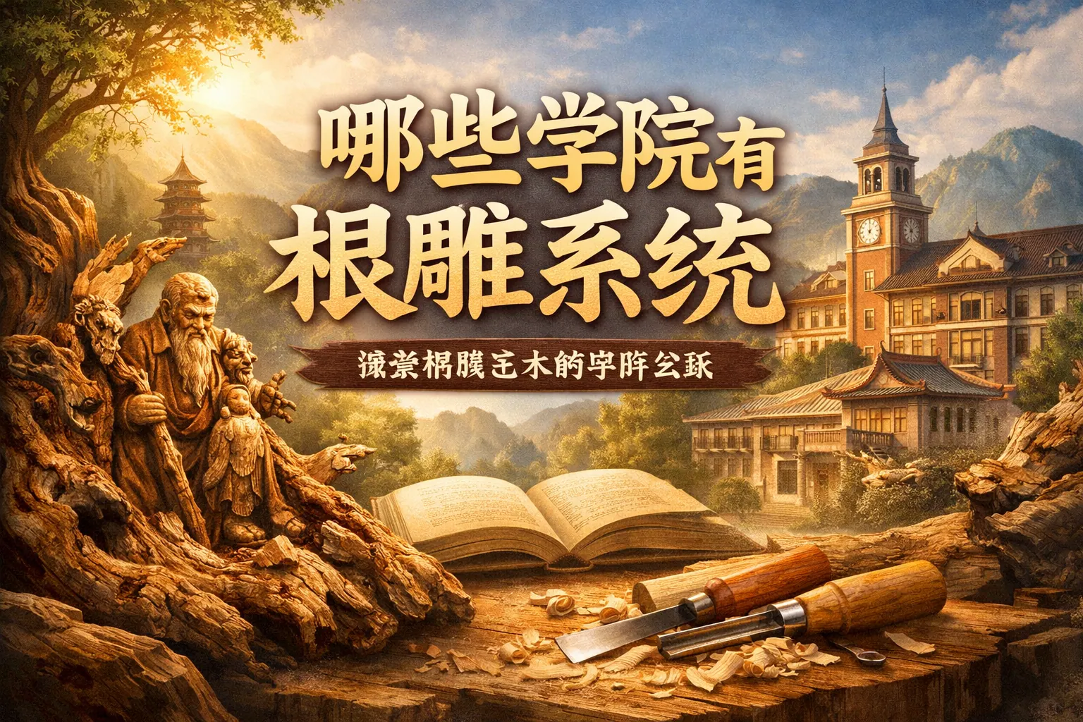 哪些学院有根雕系统