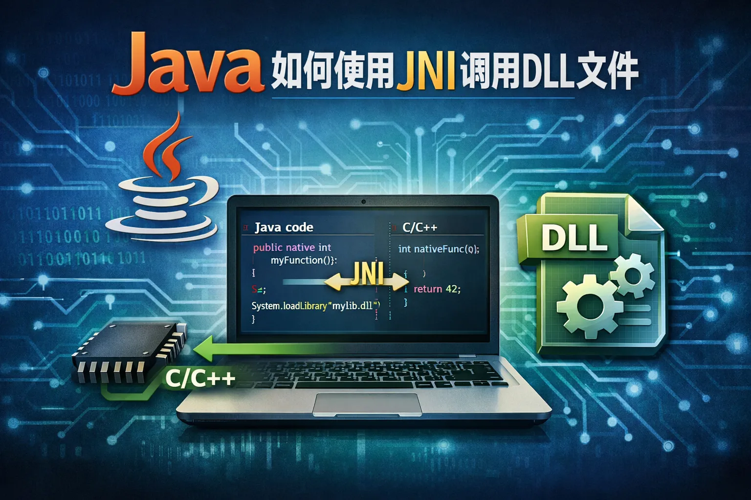 java如何使用jni调用dll文件