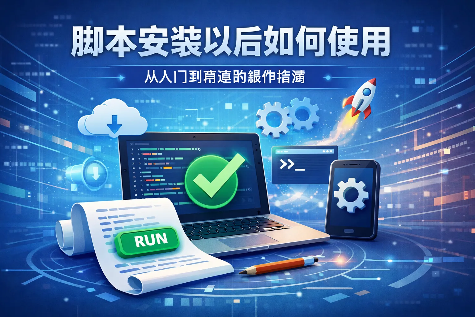 脚本安装以后如何使用