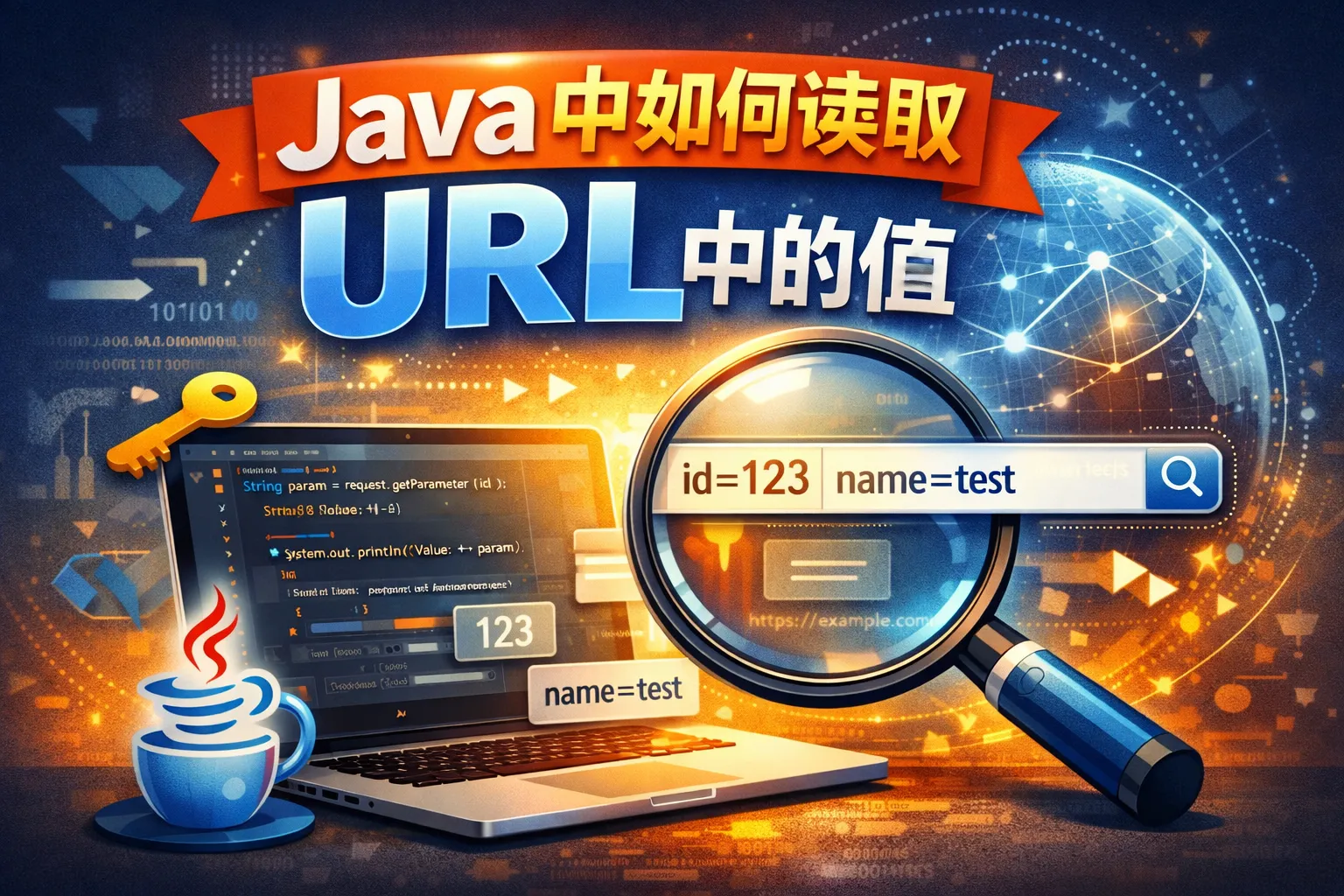 java中如何读取URL中的值