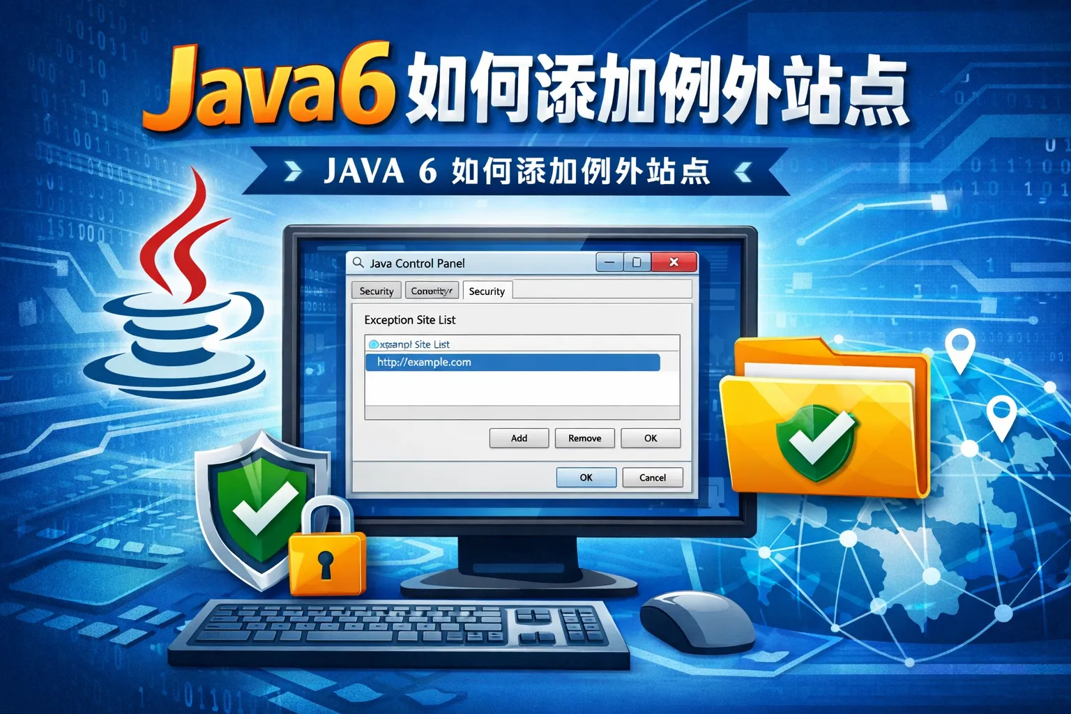java6如何添加例外站点