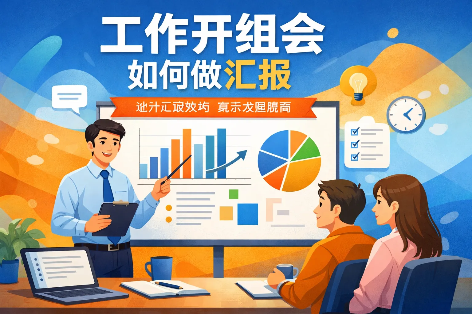 工作开组会如何做汇报