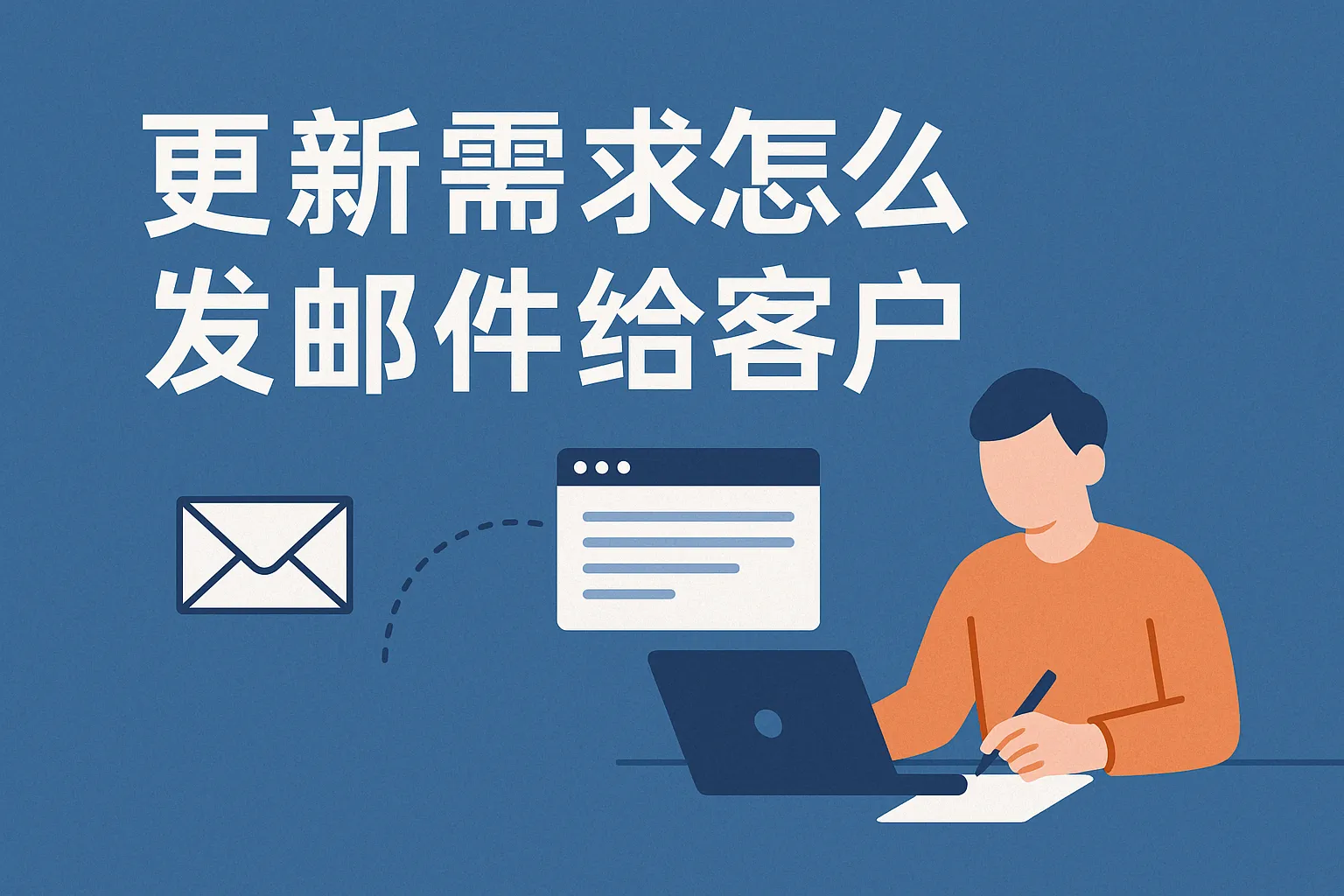 更新需求怎么发邮件给客户