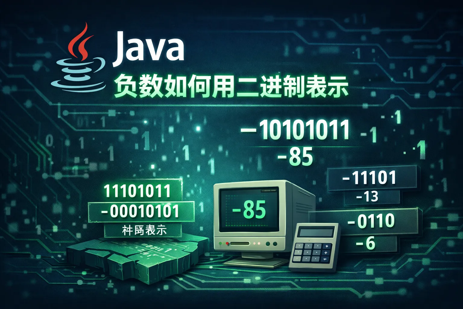 java负数如何用二进制表示